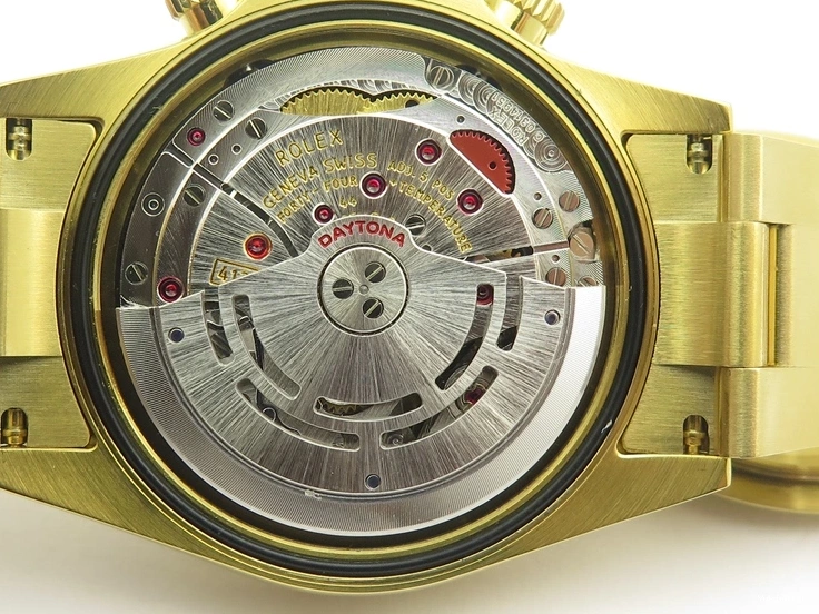 Plated YG 904L 1:1 116508 And SS Case Bracelet Green Clone Edition Dial Best Super A4130 ARF Daytona 0414